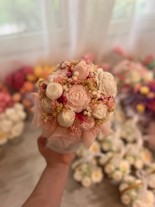Bouquet éternel - Fête des Mères rose