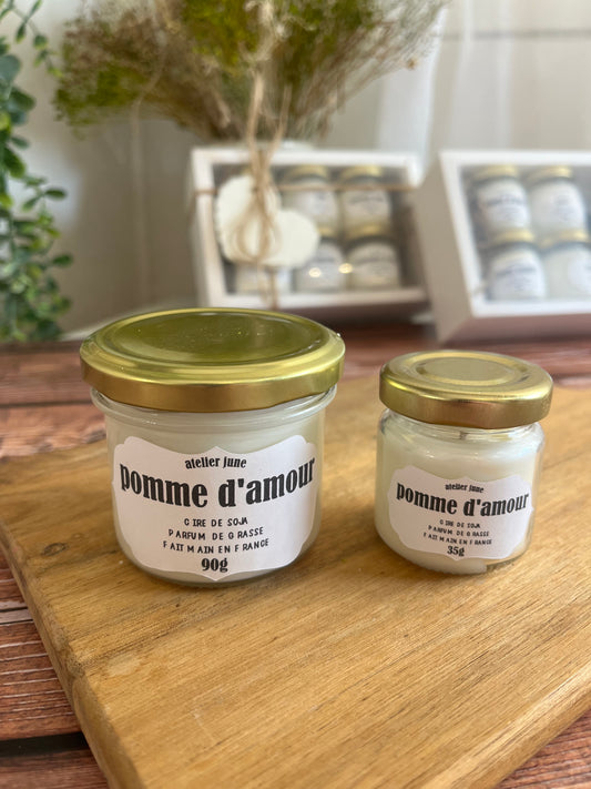 Pomme d'amour - Bougie parfumée ❤