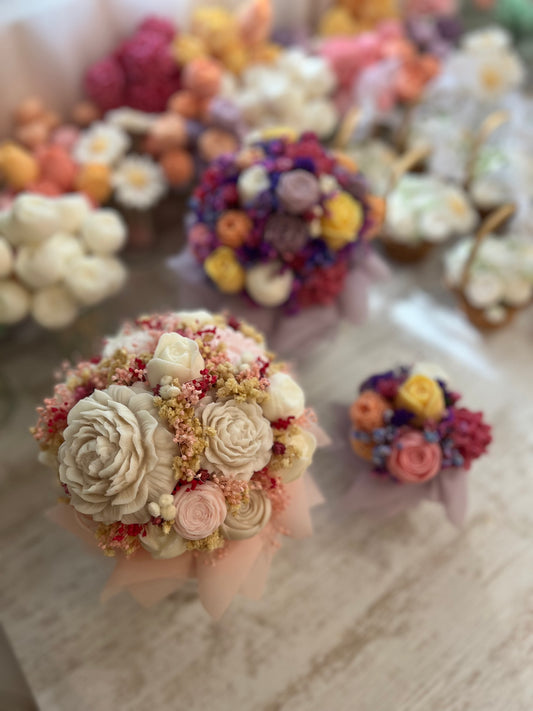 Bouquet éternel - Fête des Mères rose