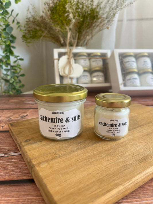 Cachemire & soie - Bougie parfumée ❤