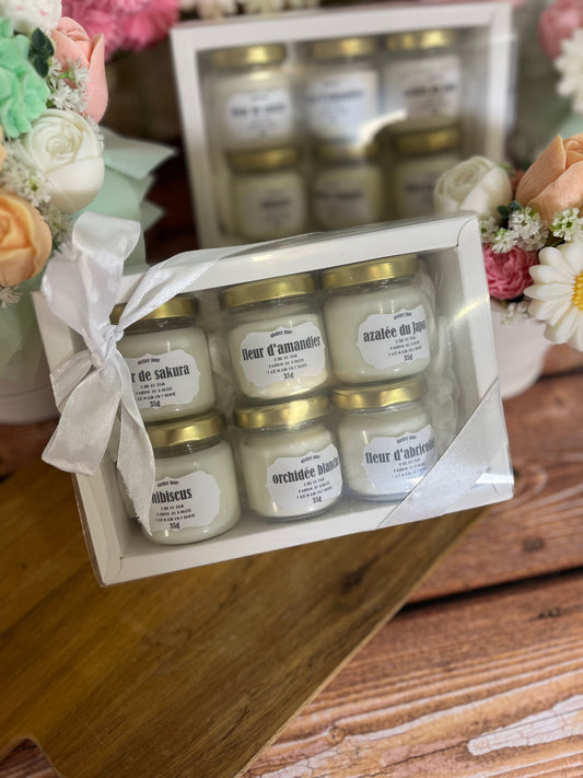Coffret mini bougies - Printemps