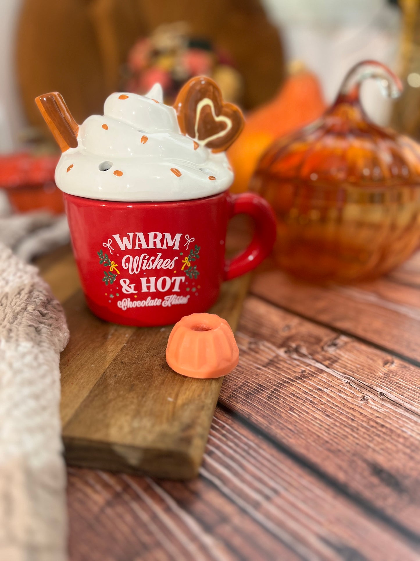 Brûle parfum chocolat chaud - Automne