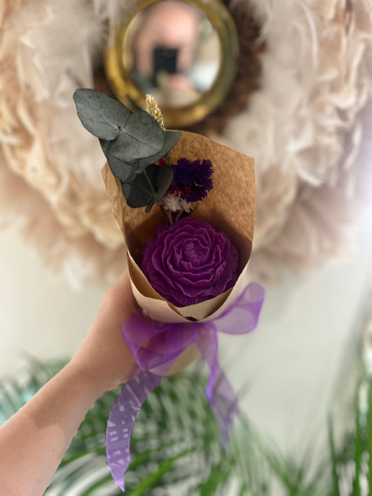 Mini bouquet éternel - Purple