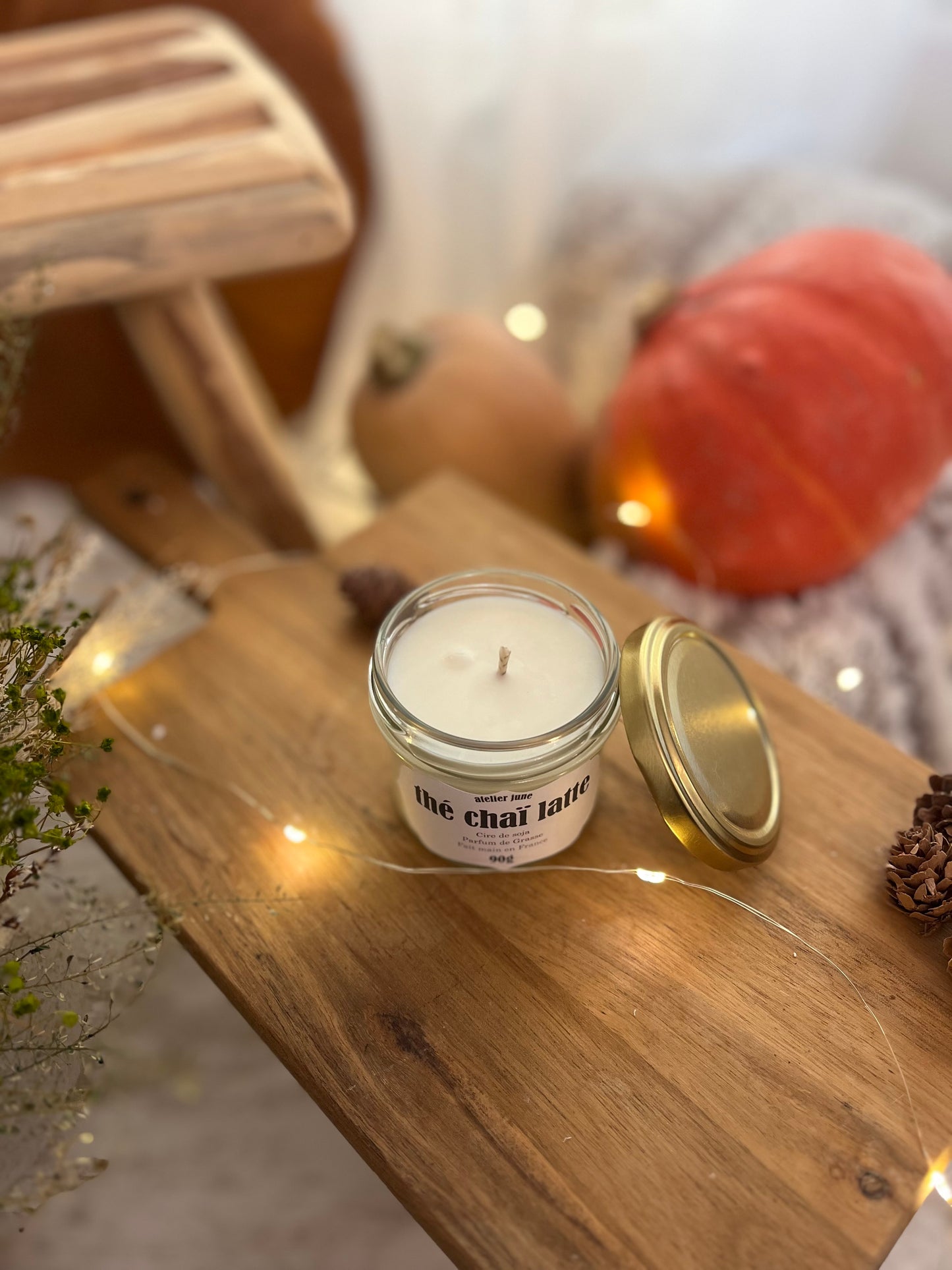 Thé chaï latte - Bougie parfumée thé chaï latte