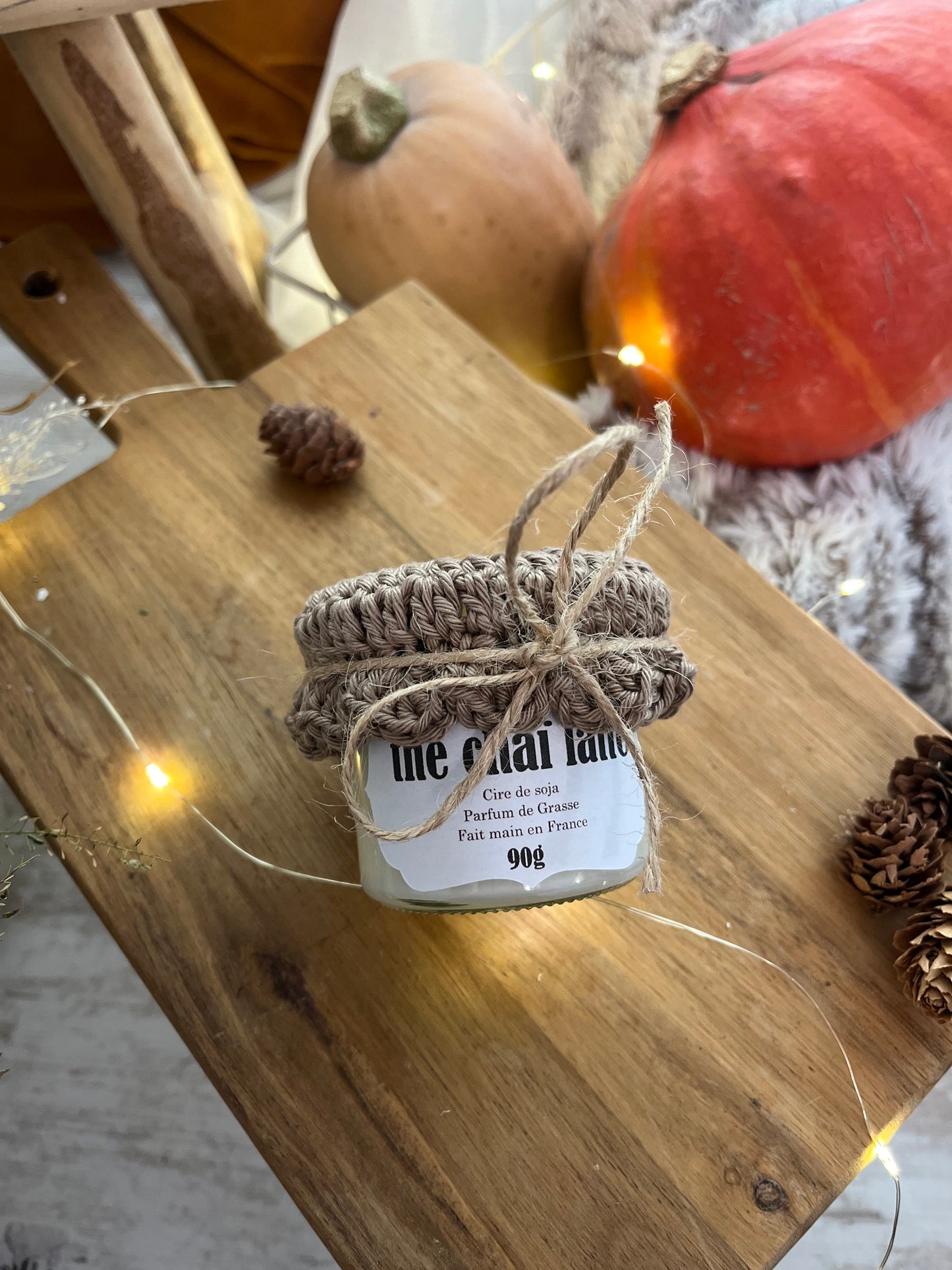 Thé chaï latte - Bougie parfumée thé chaï latte
