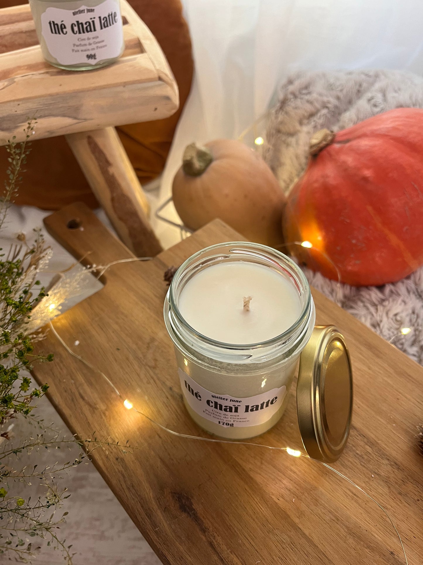 Thé chaï latte - Bougie parfumée thé chaï latte