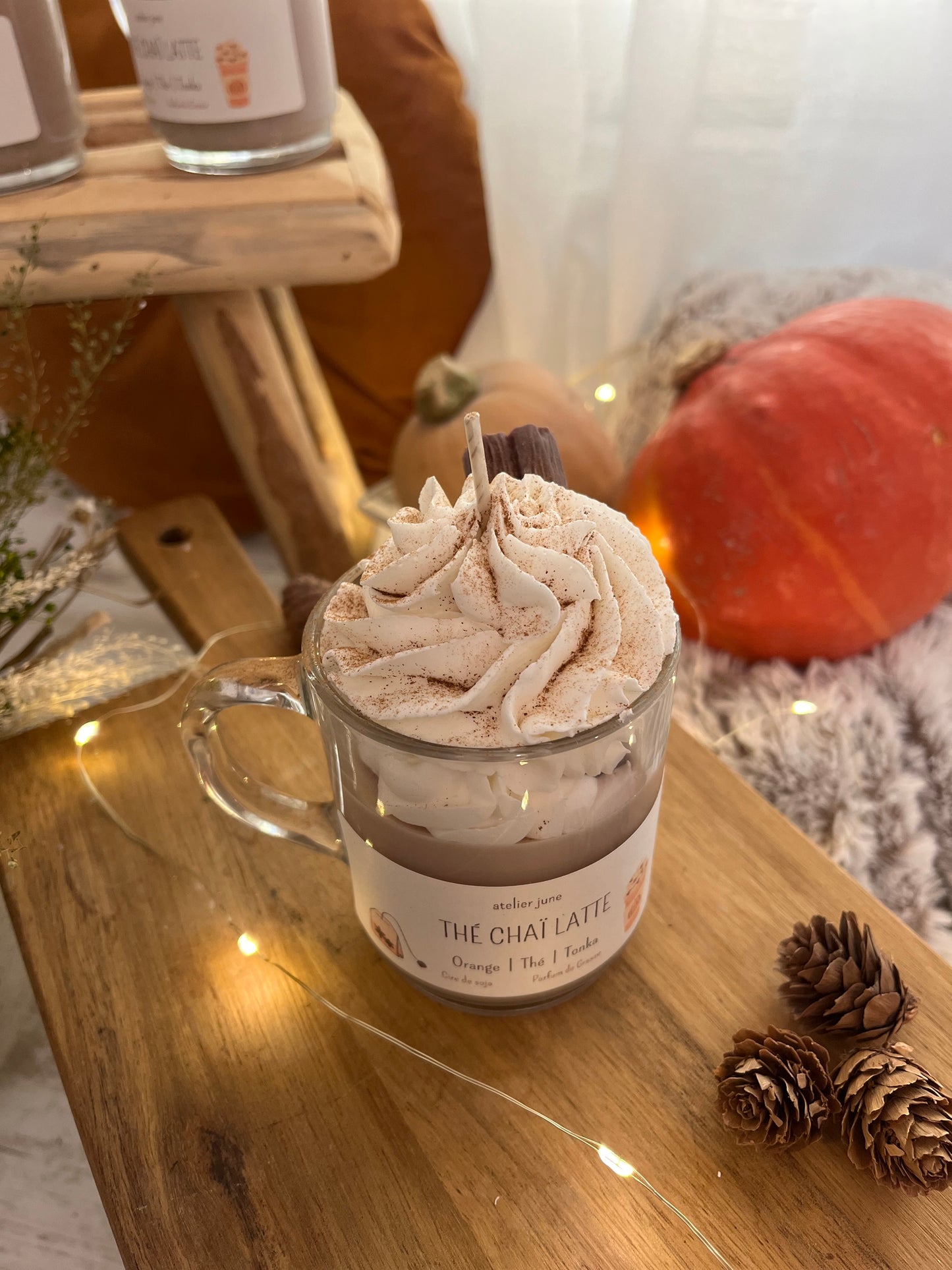 Thé chaï latte - Bougie gourmande