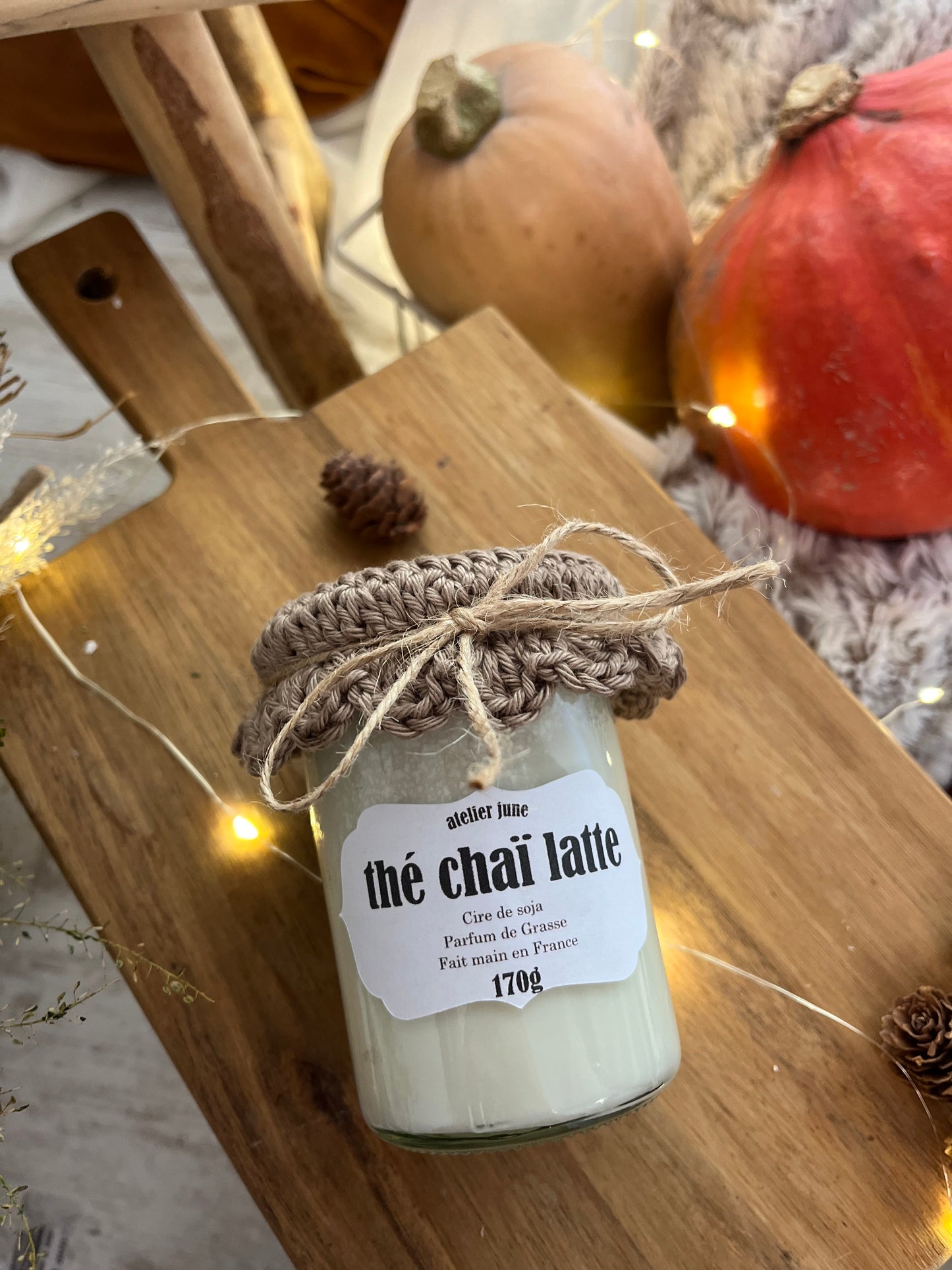 Thé chaï latte - Bougie parfumée thé chaï latte