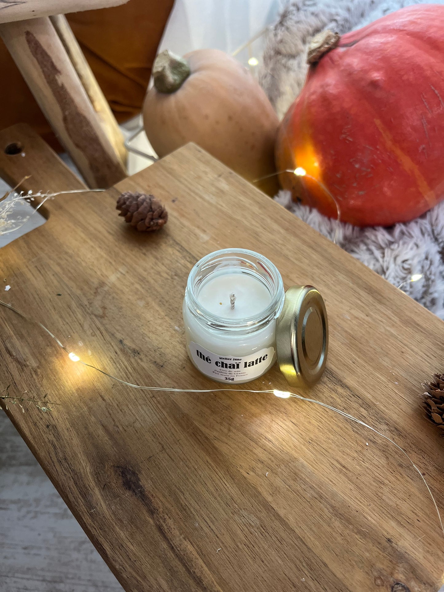 Thé chaï latte - Bougie parfumée thé chaï latte