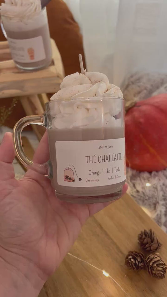 Thé chaï latte - Bougie gourmande